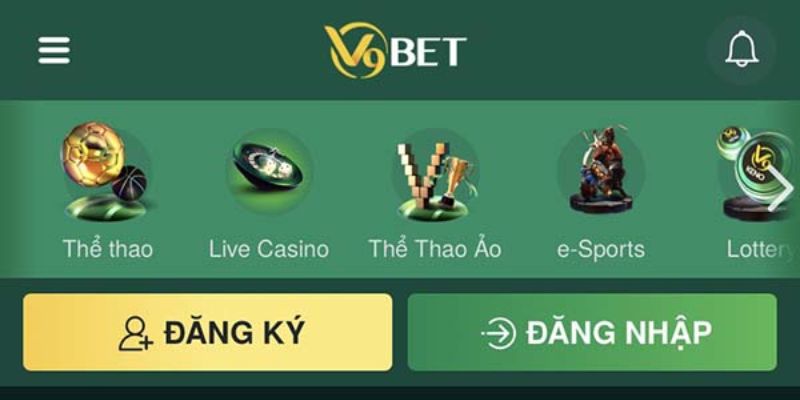 Đăng ký tài khoản V9bet tiện lợi trên máy tính